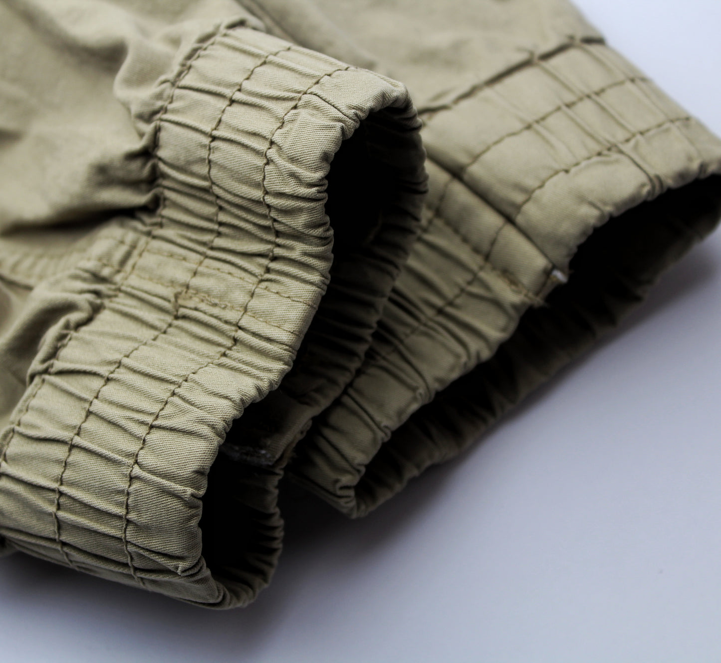 Khaki Cargo Jogger (Stretch)