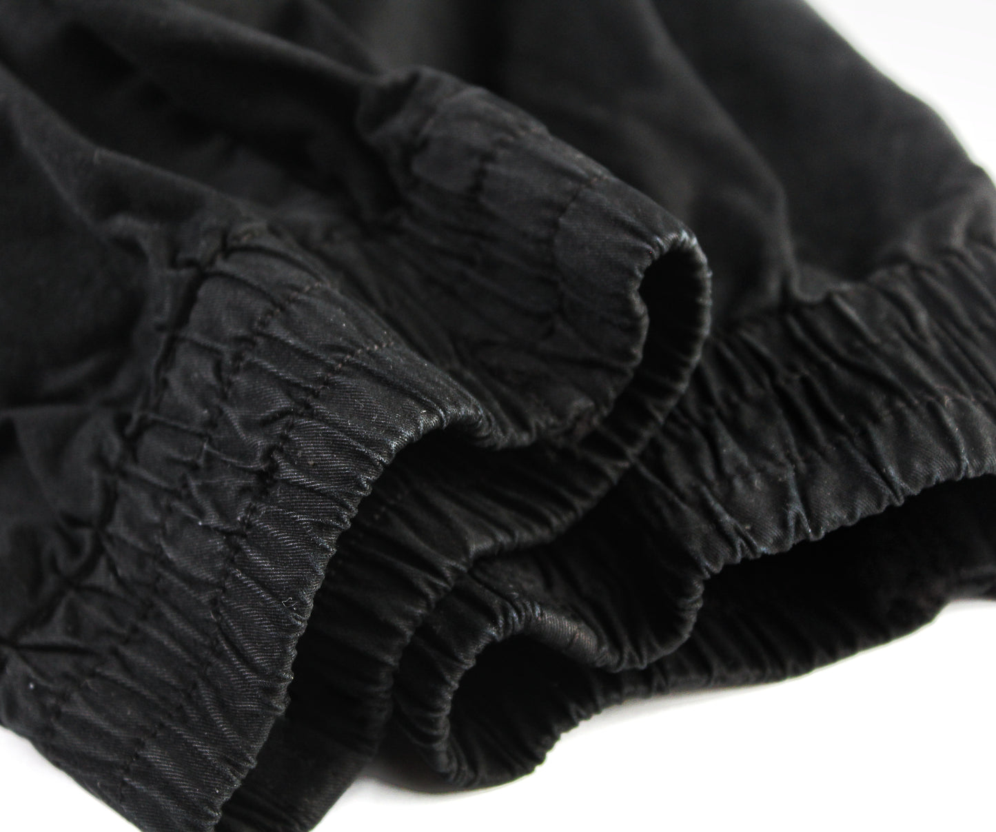 Black Cargo Jogger (Stretch)