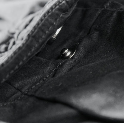 Black Cargo Jogger (Stretch)