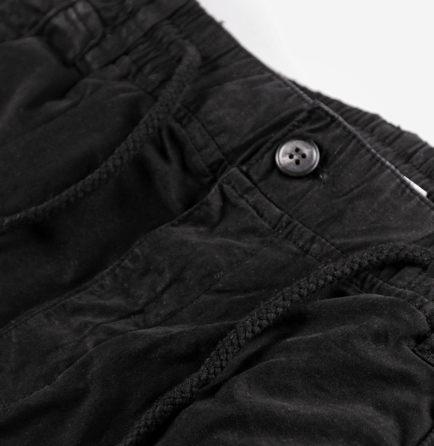 Black Cargo Jogger (Stretch)