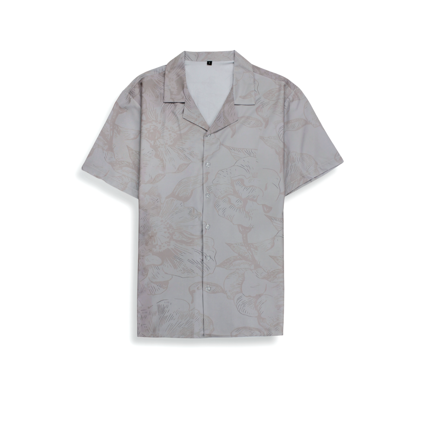 LIGHT CONTRAST FLORAL EVERE COLLAR