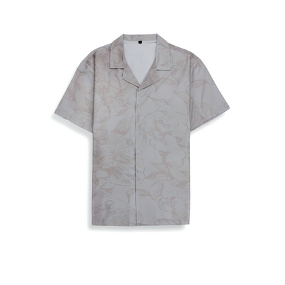 LIGHT CONTRAST FLORAL EVERE COLLAR