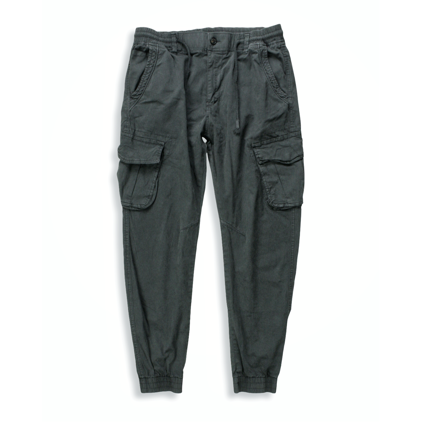 Dark Grey Cargo Jogger (Stretch)