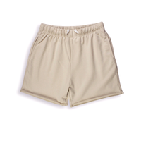 Khaki rolled Edge Shorts
