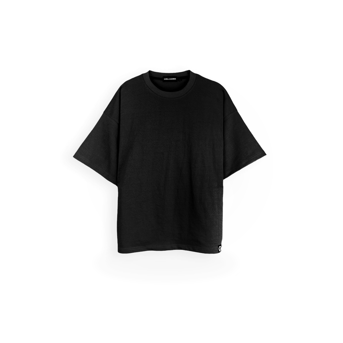 ESSENTIAL 01 / BLACK OVERSIZED TEE